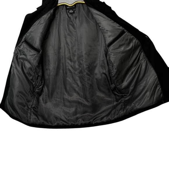 London Fog Vintage Style Mens Black Lined Coat With Button Closure Large - Picture 7 of 10